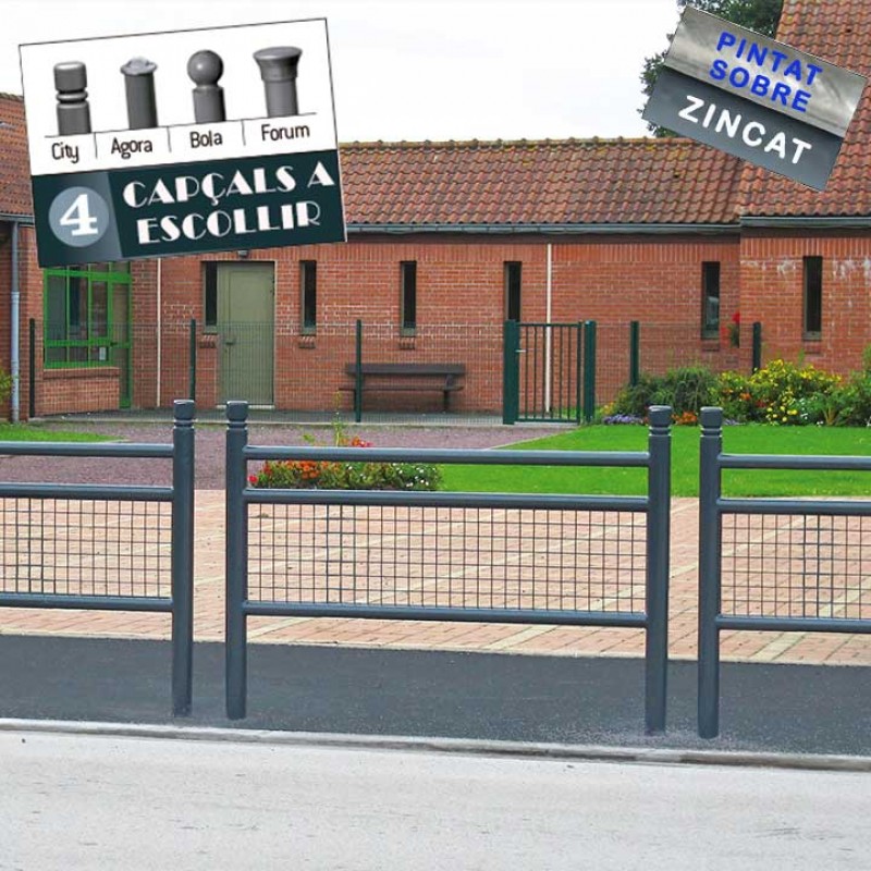 Tanca Línia amb reixa (especial escoles)